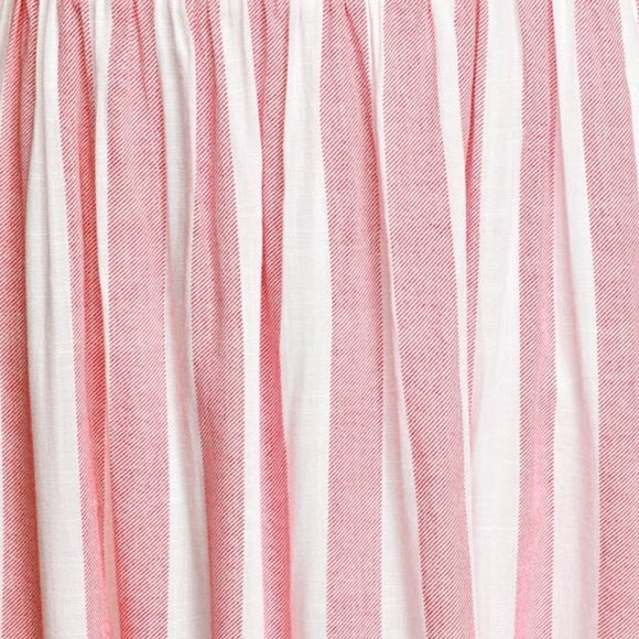 Lulu's Pink and White Striped Midi Dress - Picture 5 of 7